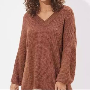 american eagle v neck sweater